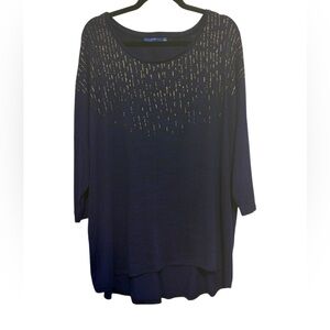 Navy Tunic with Gold Detailing